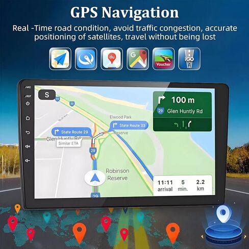 Android 13 Car Radio Stereo for Chevrolet Impala 2006 2007 2008 2009-2013 with CarPlay & Android Auto,10" Touch Screen Head Unit /2+64G /GPS Navigation/Bluetooth/FM/RDS Radio/HD Backup Camera in Saudi Arabia