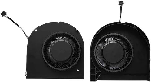مروحة تبريد جديدة متوافقة مع وحدة المعالجة المركزية ووحدة معالجة الرسومات لـ DELL Procision 7550 M7550 7560 M7560 RTX4000 0M06D7 0CD6WC 2020 Series مخصصة EG75070S1-C530-S9A EG75070S1-C540-S9A DC5V 0.6A Fan in Saudi Arabia