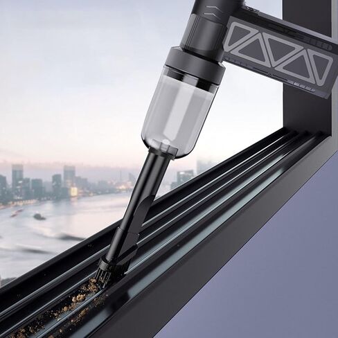 Generic منفضة هواء قابلة لإعادة الشحن 130000 دورة في الدقيقة، محرك عالي السرعة بدون فرشاة USB C منفاخ غبار 3 سرعات قابلة للتعديل، ضوء LED لتنظيف الإلكترونيات وتفصيل السيارة in Saudi Arabia