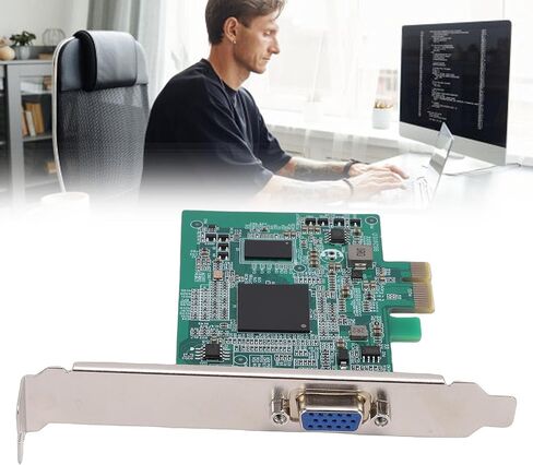 PCIe Graphics Card, Plug and Play, 512M Video Memory VGA Interface, with Low Power Consumption 6W, for X99 X79 Motherboard Desktop Computer in Saudi Arabia