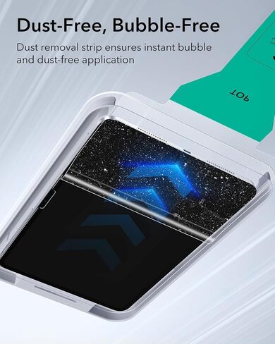 ESR لجهاز iPad Pro 11 بوصة 2024 الجراب الخامس و2 واقي شاشة 9H من الزجاج المقسى مع صينية فائقة الملاءمة in Kuwait