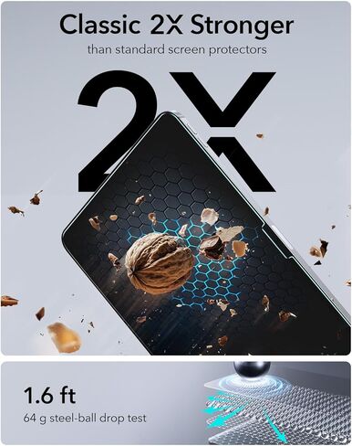 ESR لجهاز iPad Pro 11 بوصة 2024 الجراب الخامس و2 واقي شاشة 9H من الزجاج المقسى مع صينية فائقة الملاءمة in Kuwait