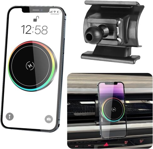 حامل هاتف مغناطيسي للسيارة BMW X5 X5M 2024-2026 وX6 X6M 2024-2026 وBMW X7 2023 2024 2025 2026 ملحقات السيارات أفضل حامل للهاتف المحمول سريع 15 وات شاحن لاسلكي للهواتف المحمولة حامل شاشة in Kuwait