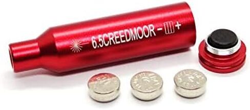 MYMY 6.5 Creedmoor Red Laser Bore Sight, Newly Design Boresighter, Anodized Red Aluminum Casing, Free Battery Included (New Version) in Saudi Arabia