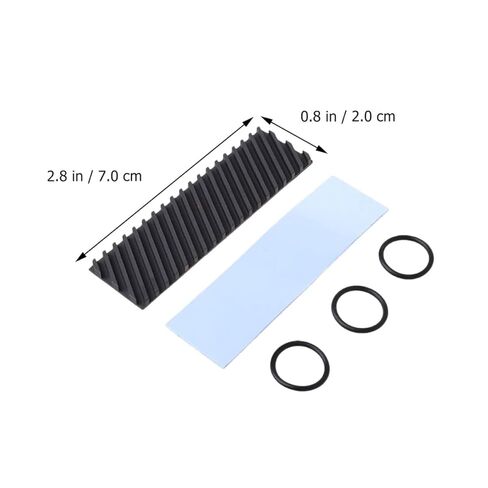 BESPORTBLE Copper M.2 2280 SSD Heat Sink with Graphene Coating, 3mm Thick Metal Cooler Fin for High-Performance Solid State Drive Cooling, Computer Internal Component for Efficient Thermal in Kuwait