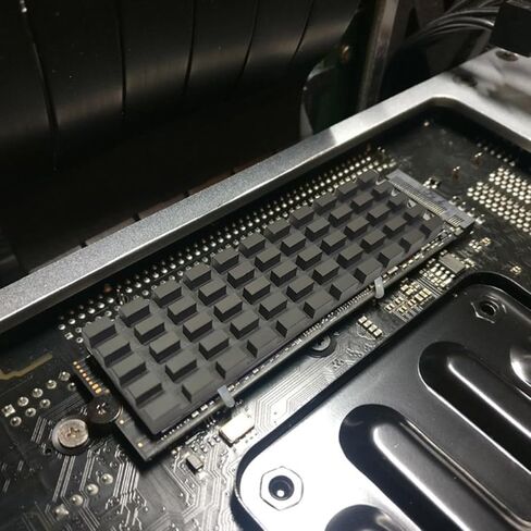 BESPORTBLE Copper M.2 2280 SSD Heat Sink with Graphene Coating, 3mm Thick Metal Cooler Fin for High-Performance Solid State Drive Cooling, Computer Internal Component for Efficient Thermal in Kuwait