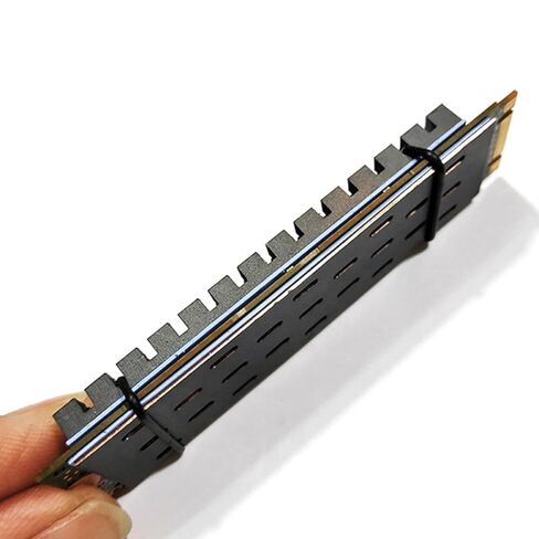 BESPORTBLE Copper M.2 2280 SSD Heat Sink with Graphene Coating, 3mm Thick Metal Cooler Fin for High-Performance Solid State Drive Cooling, Computer Internal Component for Efficient Thermal in Kuwait