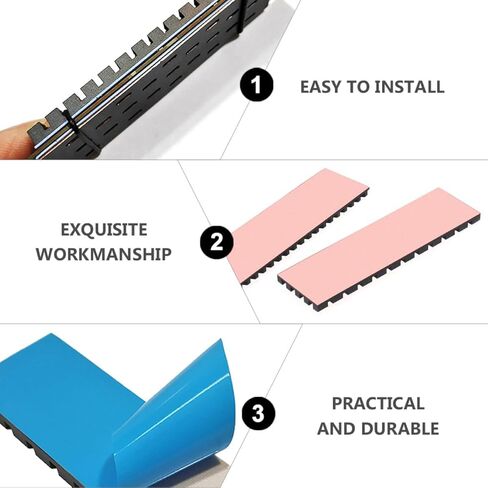 BESPORTBLE Copper M.2 2280 SSD Heat Sink with Graphene Coating, 3mm Thick Metal Cooler Fin for High-Performance Solid State Drive Cooling, Computer Internal Component for Efficient Thermal in Kuwait