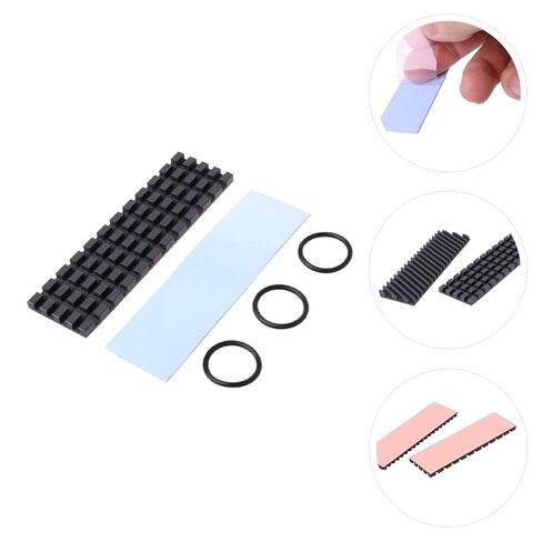 BESPORTBLE Copper M.2 2280 SSD Heat Sink with Graphene Coating, 3mm Thick Metal Cooler Fin for High-Performance Solid State Drive Cooling, Computer Internal Component for Efficient Thermal in Kuwait