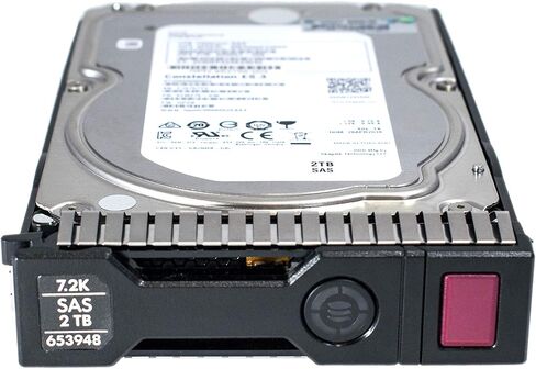 محرك الأقراص الصلبة HP 652757-B21 سعة 2 تيرابايت و6 جيجا SAS و7.2K و3.5 بوصة SC MDL in Kuwait