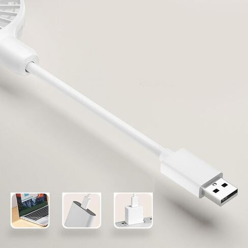 Miniature USB Operated Desktop Fan ABS Lightweight Design Ideal For Work Place Or Travel in Kuwait