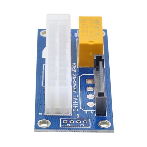 5pcs ADD2PSU ATX 24Pin to 15Pin SATA Dual PSU Power Supply Sync Starter Extension Cable Card Converter in Saudi Arabia