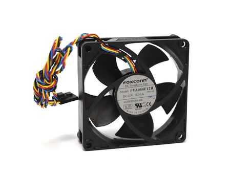 9DVNN أصلي OEM خلفي صغير الحجم مروحة كمبيوتر للكمبيوتر الشخصي لـ Dell Optiplex 390 790 990 3010 7010 9010 4-Wire 5-Pin موصل الطاقة Foxconn AVC Sunon Rev:A00 in Kuwait