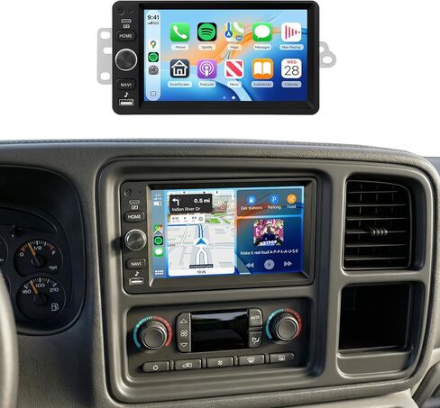 DSP 2G+64G Radio for Chevy Silverado SSR Tahoe 2003-2006,GMC Siera Yukon 2003-2006,Hummer H2 2003-2007 Car Stereo,Wireless Carplay Android Auto,Touch Screen,GPS,Bluetooth,FM/RDS,SWC Backup Camera in Saudi Arabia