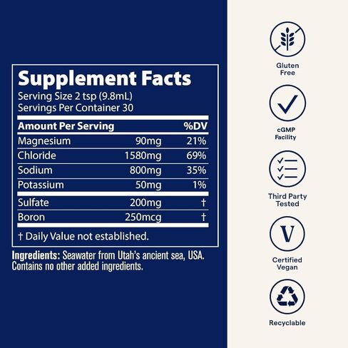 Trace Minerals Utah Sea Minerals, 16-Ounce in Saudi Arabia