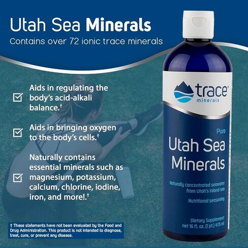 Trace Minerals Utah Sea Minerals, 16-Ounce in Saudi Arabia