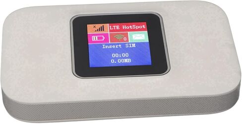جهاز توجيه Dioche 4G مع جهاز توجيه WiFi محمول 4G للجيب بسرعة 300 ميجابت في الثانية التوصيل والتشغيل Mini Smart لأوروبا - يدعم 10 مستخدمين مع فتحة بطاقة Micro in Kuwait