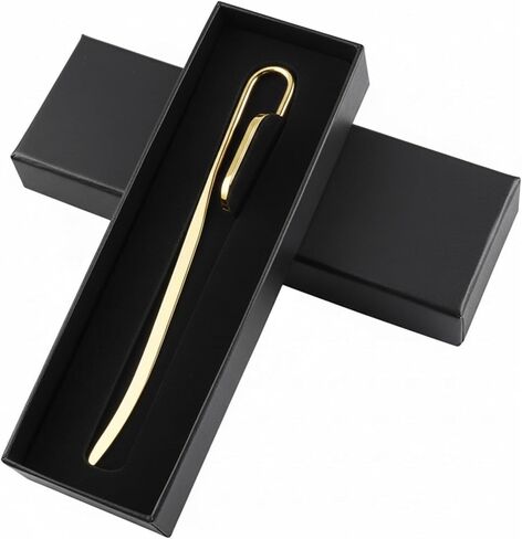 Elegant Nickel-Plated Metal Bookmark – Swan Neck Design, Durable Page Marker for Books, Journals & Gifts for Readers, Students, and Teachers (Silver) in Saudi Arabia