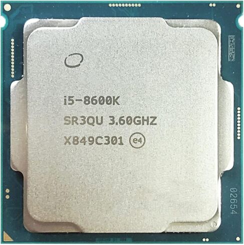 معالج وحدة المعالجة المركزية I5-8600K I5 8600K 3.6 جيجا هرتز سداسي النواة سداسي الخيوط 9 متر 91 واط LGA 1151 in Kuwait
