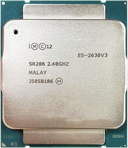 E5-2630V3 E5 2630v3 2630 V3 2.4 جيجا هرتز ثمانية النواة ستة عشر موضوع معالج وحدة المعالجة المركزية 20 متر 85 واط LGA 2011-3 in Kuwait