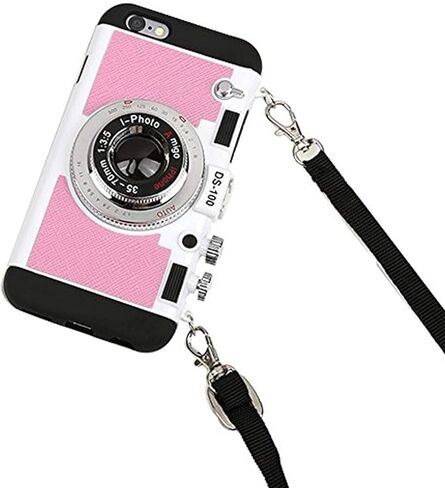SGVAHY Emily in Paris حافظة هاتف لهاتف iPhone 17 Pro Max Vintage حافظة كاميرا لطيفة ثلاثية الأبعاد بتصميم فريد من نوعه مع حزام رقبة قابل للإزالة من السيليكون للفتيات والأطفال والنساء باللون الأسود in Kuwait