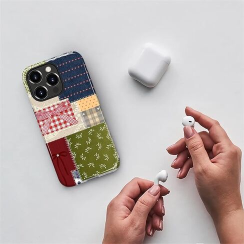 for iPhone 14 Pro Max Case, Shockproof 2-in-1 Double Protective Cover for Women Girls Men Boys, Stylish Anti-Scratch Phone Case Aesthetic, Patchwork Collage Art in Saudi Arabia