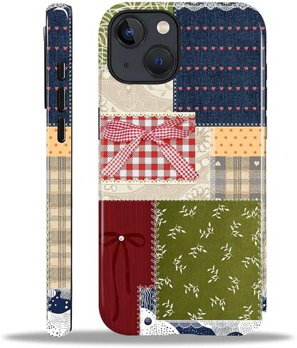 for iPhone 14 Pro Max Case, Shockproof 2-in-1 Double Protective Cover for Women Girls Men Boys, Stylish Anti-Scratch Phone Case Aesthetic, Patchwork Collage Art in Saudi Arabia