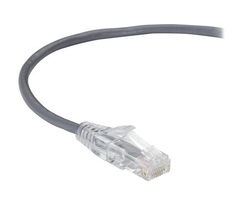الصندوق الأسود C6APC28-GY-02 SLIM-NET CAT6A 28-AWG 500-MHZ كابل إيثرنت مجدول - غير محمي، PVC، S in Saudi Arabia