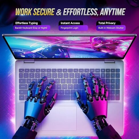 شاشة كمبيوتر محمول Dell inspiron 16 تعمل باللمس - Intel Core 7 150U Beat i7-1355U - شاشة 16 بوصة FHD+ تعمل باللمس - ذاكرة وصول عشوائي 32 جيجابايت | 1 تيرابايت PCIe SSD - Windows 11 Office 365 - لوحة مفاتيح بإضاءة خلفية - كمبيوتر شخصي مساعد، Portatil Work  in Kuwait