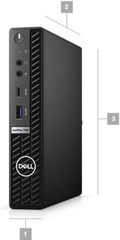 Dell Optiplex 7090 Micro Desktop | Core i5-10500T - 256GB SSD Hard Drive - 16GB RAM | 6 cores @ 3.8 GHz Win 11 Pro Black in Saudi Arabia
