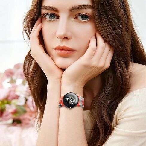 سوار من النايلون متوافق مع ساعة جوجل بيكسل 2/1/3 4 (41 ملم) ساعة جوجل بيكسل 4 3 (45 ملم)، أشرطة مرنة قابلة للتعديل للرجال/النساء in Kuwait