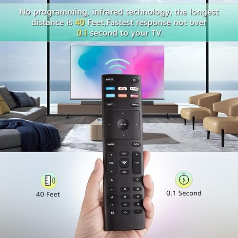 بديل عالمي لجهاز التحكم عن بعد للتلفزيون الذكي Vizio، لجهاز Vizio TV XRT136 in Saudi Arabia