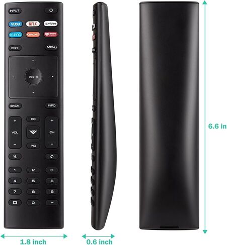 بديل عالمي لجهاز التحكم عن بعد للتلفزيون الذكي Vizio، لجهاز Vizio TV XRT136 in Saudi Arabia