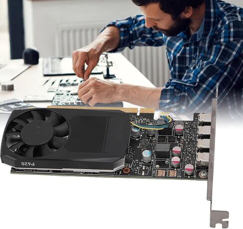 ASHATA for P620 Professional Graphics Board, 2GB GDDR5 Graphics Video Card, 128Bit PCI Express 3.0x16, Support for 3D APIs, for Design Modeling Rendering in Saudi Arabia