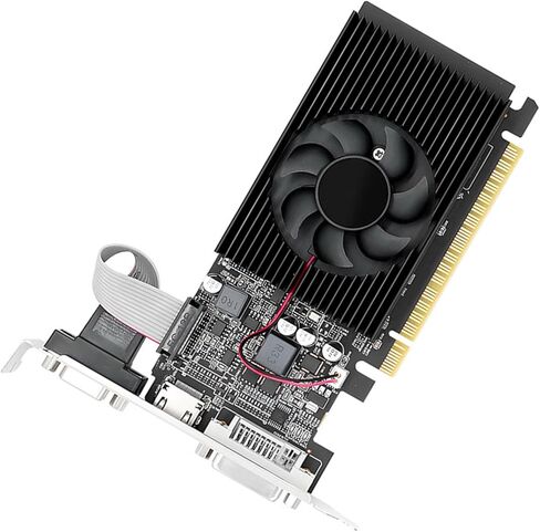 بطاقة رسومات GOWENIC DDR3 بسعة 4 جيجابايت، ومعالجات تيار 320 مع HDMI DVI VGA لأجهزة 7 8 10 PC للألعاب وبث الفيديو والاستخدام اليومي in Saudi Arabia