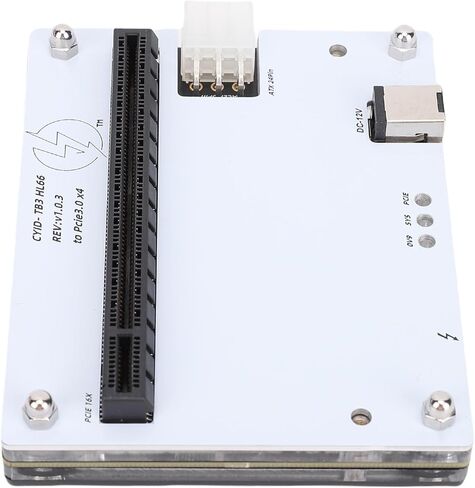 قاعدة توصيل بطاقة الرسومات الخارجية، محطة إرساء وحدة معالجة الرسومات الجرافيكية USB4.0 الخارجية مع كابل بيانات بطول 1 متر، لجهاز الكمبيوتر المحمول المحمول بفتحة PCIe 16X in Kuwait