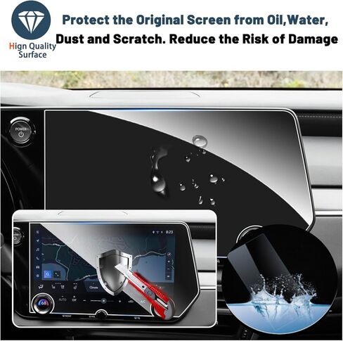 واقي شاشة 2026 TX350/RX350 لكزس TX350/RX350 شاشة لمس 14 بوصة زجاج مقسى 9HD متوافق مع 2024 2025 2026 لكزس TX350 وRX350 in Saudi Arabia