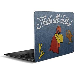 غلاف كمبيوتر محمول من Skinit متوافق مع Zenbook UX305FA مقاس 13.3 بوصة - مرخص رسميًا من Warner Bros Foghorn Leghorn Thats All Folks Design in Kuwait