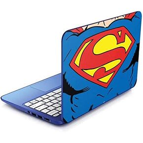 غلاف كمبيوتر محمول من Skinit متوافق مع Stream 11-d010nr 11.6in - تصميم صندوق Warner Bros Superman المرخص رسميًا in Kuwait