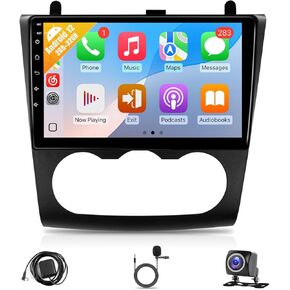 Leadfan Car Stereo for Nissan Altima 2008 2009 2010 2011 2012 Wireless CarPlay Android Auto, 9" IPS Touch Screen Car Radio for Altima Bluetooth FM WiFi GPS Navigation Backup Camera Mic in Kuwait