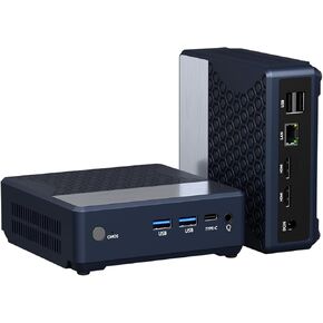 جهاز كمبيوتر صغير AMD Ryzen 7 3700U، ذاكرة وصول عشوائي 16 جيجابايت وذاكرة وصول عشوائي 512 جيجابايت SSD، كمبيوتر مكتبي صغير مع HDMI مزدوج 4K@60 هرتز، Wi-Fi 6/BT 5.2 للمنزل/الأعمال/المكتب/الألعاب in Kuwait