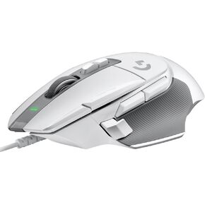 Logitech G502X Wired Gaming Mouse - LIGHTFORCE Hybrid Optical - Mechanical Primary Switch Hero 25K Gaming Sensor for PC/macOS/Windows - White in Kuwait