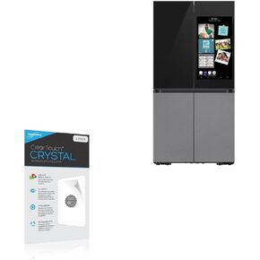 واقي شاشة BoxWave متوافق مع Samsung Bespoke Family Hub+ الثلاجة الذكية - ClearTouch Crystal (عبوتان)، غلاف فيلم HD - يحمي من الخدوش in Kuwait