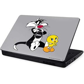 ملصق Skinit للكمبيوتر المحمول متوافق مع الطراز Inspiron 15 و1545 - تصميم وارنر بروس سيلفستر تويتي بيرد مرخص رسميًا in Kuwait