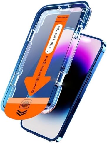 واقي شاشة لهاتف iPhone 17 Pro Max، تغطية كاملة من الزجاج المقسى 9H+، مضاد للخدش، خالي من الفقاعات، سهل التركيب in Saudi Arabia