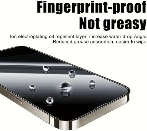واقي شاشة لهاتف iPhone 17 Pro Max، تغطية كاملة من الزجاج المقسى 9H+، مضاد للخدش، خالي من الفقاعات، سهل التركيب in Saudi Arabia