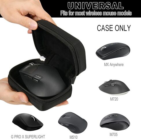 Travel Storage Case Compatible with Logitech G PRO X SUPERLIGHT Wireless Gaming Mouse, Universal Protective Mouse Bag for MX Anywhere 3S/2S Advanced Compact Wireless Mouse (Case Only) in Saudi Arabia