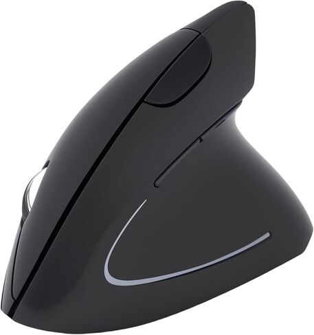 Goshyda 2.4G ماوس رأسي مريح، ماوس USB ضوئي لاسلكي مع 800/1200/1600 نقطة في البوصة، وحدة تحكم في مؤشر اليد اليمنى لألعاب العمل المكتبي in Kuwait