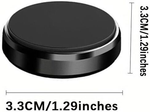 Mini Universal Magnet for Car Metal Magnetic Phone Holder for Car Dash Magnetic Cars Mount Holder,Black in Saudi Arabia