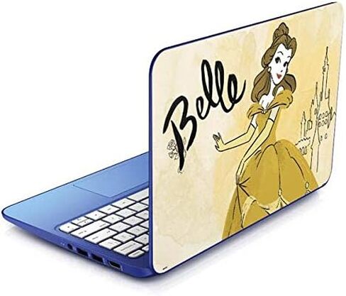 غلاف كمبيوتر محمول من Skinit متوافق مع Stream 11-d010nr 11.6in - تصميم Disney Princess Belle المرخص رسميًا in Kuwait